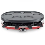 thumbnail of Appareil a Raclette HKoeNIG RP418 - Appareil a  4 en 1 - 8 personnes - 6 mini crepes - Grill - Température réglable - 1500W - Plaques amov usage non-i