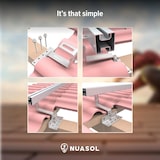 thumbnail of Set di staffe per pannelli solari per ESTENSIONE del tetto in tegole