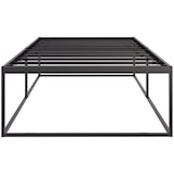 thumbnail of Metalen bed Scala zwart/200x100x46 cm