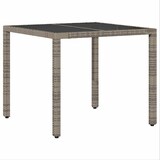 thumbnail of vidaXL Garten Essgruppe 5 pcs Grau Poly Rattan