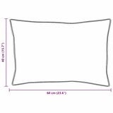 thumbnail of vidaXL Hoofdkussen met kussen Wit 40 x 60 cm Katoen