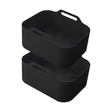thumbnail of Silipot2 - Silipot2 Black - Lot De 2 Paniers Silicone Noir - Antiadhésifs - Réutilisables