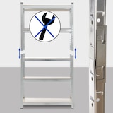 thumbnail of Scaffale Magazzino Alta Portata 875 Kg argento/90x40x180 cm