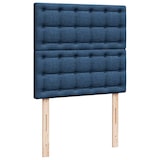 thumbnail of vidaXL Ottoman-Bett mit Matratze & LEDs Blau 80x200 cm Stoff