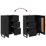 thumbnail of vidaXL Sideboard mit Schubladen Schwarz Eichen-Optik 69,5 x 34 x 90 cm