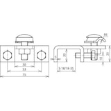 thumbnail of DEHN 372210 AK 6.10 KB W KBF3 18 STTZN Anschlussklemme 1 St.
