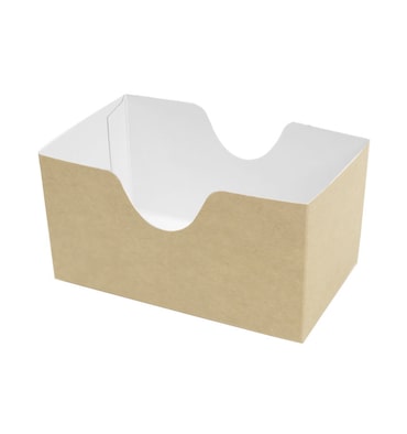 MONOUSO - Embalagem Cartao Sanduíche Kraft 12x7x6,3cm (1.000 Uds)