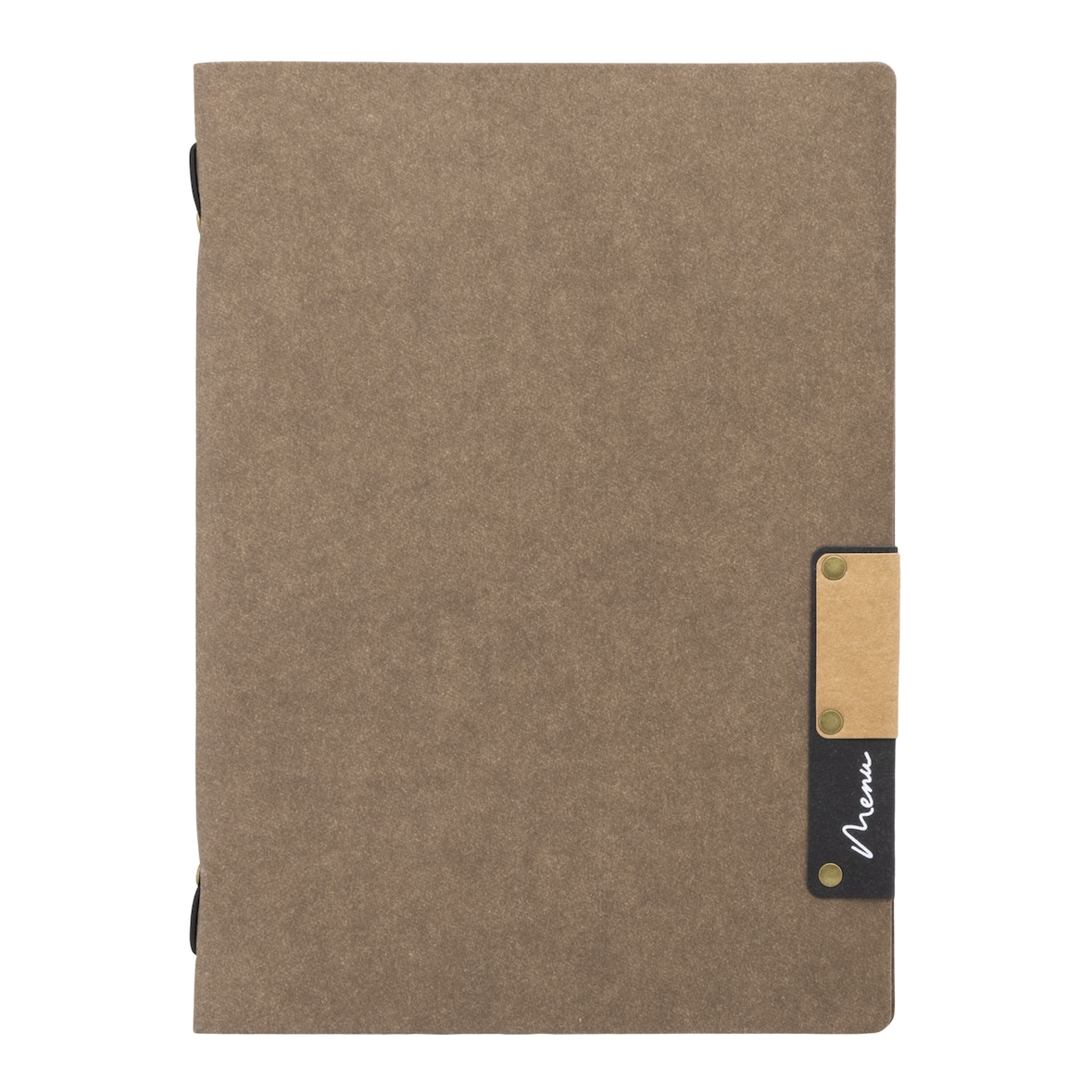 Securit® Menukaart A5 "Nature" - Bruin - Natuurlijke vezel - 4 zijden