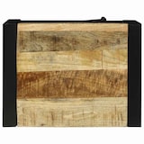 thumbnail of Helloshop26 - Moderner rechteckiger Badezimmerschrank mit Ablage 40 x 30 x 40 cm aus massivem braunem Mangoholz 02_0057650