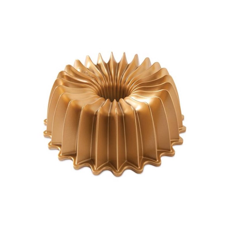 Nordic ware stampo per ciambellone increspato in alluminio, brilliance bundt cake party