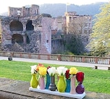 thumbnail of Jinfa Handgefertigte kleine Keramik Deko Blumenvasen 2 Set aus 10 Vasen in bunt