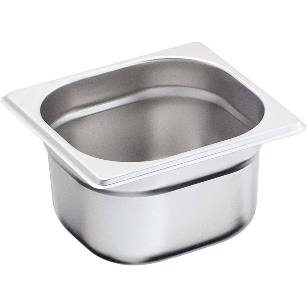Stalgast Edelstahl Gastronormbehälter Serie BASIC, GN 1/6 (65mm)