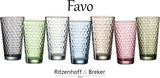 thumbnail of Ritzenhoff & Breker Favo Krug- und Longdrinkglasset 7-teilig transparent