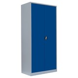 thumbnail of Lüllmann® Mehrzweckschrank mit Flügeltüren, 1950 x 925 x 422 mm, lichtgrau/enzianblau
