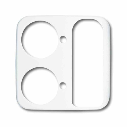 REFLEX SI Klinik Zentralscheibe, alpinweiß, geeignet als Zentralplatte, Doppel Ruf