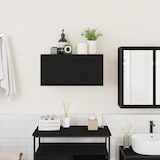 thumbnail of vidaXL Bad-Wandschrank Schwarz 60x25x30 cm Holzwerkstoff
