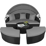 thumbnail of tectake Isla de ratán Santorini  Negro