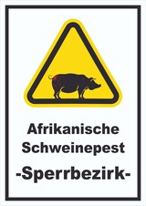 thumbnail of Afrikanische Schweinpest Schild A3 (297x420mm)