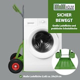 thumbnail of Sackkarre Stahl 200 kg 113 cm Höhe große klappbare Ladefläche 30x30 cm pannensichere PU-Räder