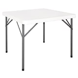 thumbnail of Mesa buffet Bolero cuadrada y plegable en color blanco 860x860x740mm
