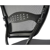 thumbnail of Profi-Bürostuhl Seattle, Chefsessel Drehstuhl, 150kg belastbar, Stoff/Textil ~ schwarz ohne Armlehnen