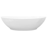 thumbnail of Lavello In Ceramica Di Lusso Bianco Ovale 40 X 33 cm