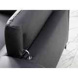 thumbnail of Angel Cerdá  Sofá de 2 lugares estofado em couro de vaca preto com estrutura de madeira de pinho natural  6058C