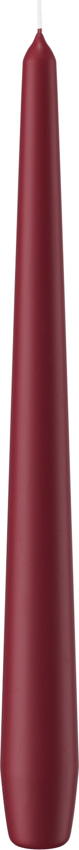 thumbnail of Spitzkerzen Bordeaux 250 x Ø 25 mm, 50 Stück