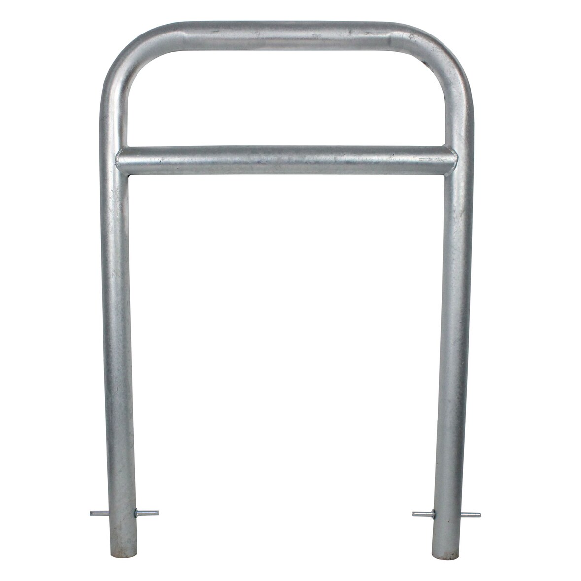 Fahrradanlehnbügel 78 x 115 cm Stahl feuerverzinkt Ø 60 mm grau Einbetonieren Fahrradständer Parker Typ H