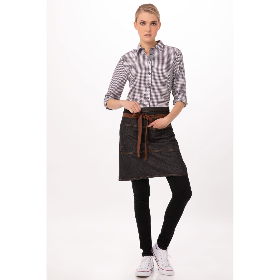Chef Works® MEMPHIS Bistroschürze (kurz) Urban Artikel AW048 in Denimblack