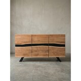 thumbnail of Massiv-Holz Akazie Sideboard, Natur Baumkante, Landhaus-Stil. 148x43x85 cm | Kadima Design