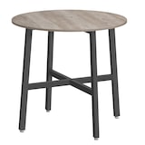 thumbnail of Helloshop26 - Runder Ess-/Küchentisch für Wohnzimmer/Büro 80 x 75 cm Industriestil braun 12_0007439