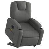 thumbnail of vidaXL Elektrischer Massagesessel mit Aufstehhilfe Dunkelgrau Stoff