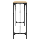 thumbnail of Table console chêne sonoma 200x29x75 cm bois d'ingénierie Modèle Atlas Office Pro Industriel