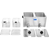 thumbnail of Royal Catering Elektro-Doppel-Fritteuse - 2 x 13 l - 6500 W - EGO-Thermostat - Ablasshahn -
