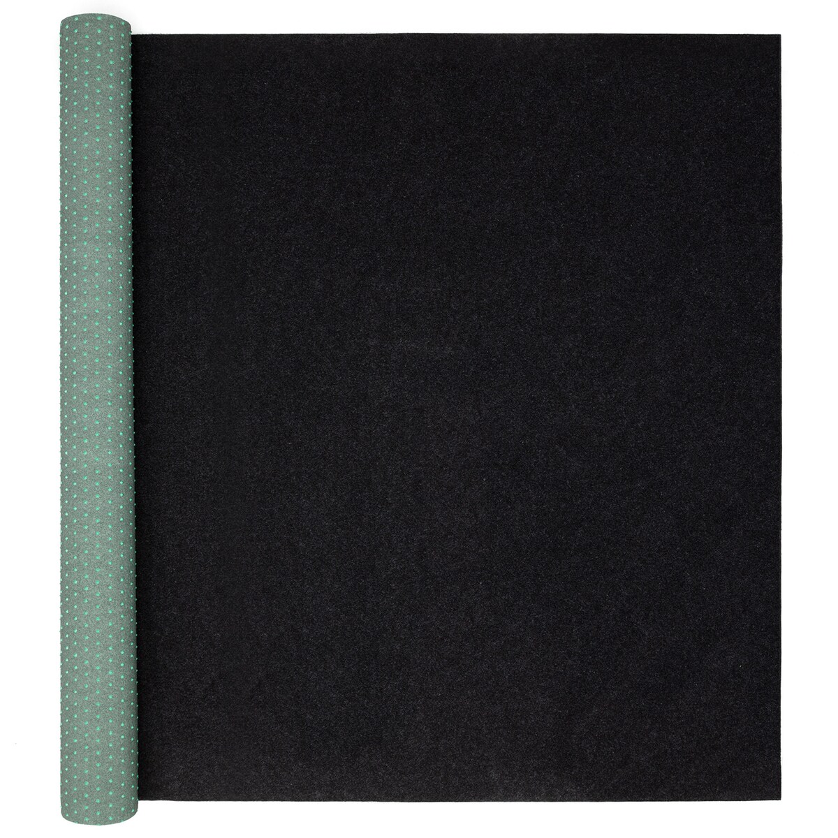 Midori Rasenteppich 100 x 3000 cm Schwarz mit Noppen Kunstrasen Teppich Balkon Terrasse Outdoor