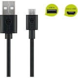 thumbnail of Goobay 46800 Micro USB Lade- und Synchronisationskabel, 1 m, Schwarz - für Android-Geräte, Schwarz