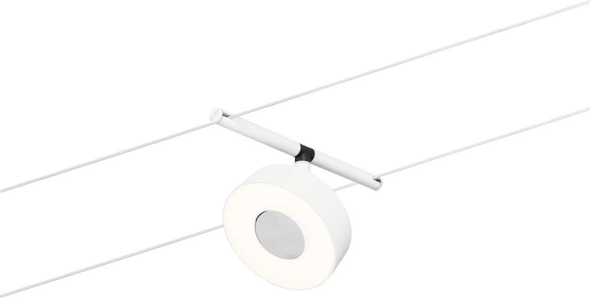 Paulmann CorDuo LED Seilsystem Circle Einzelspot180lm 5W 3000K12V Weiß matt 94478