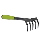 thumbnail of Kit 3 outils de jardin Acier renforcé Manche plastique Serfouette Transplantoir Rateau ITOOLS