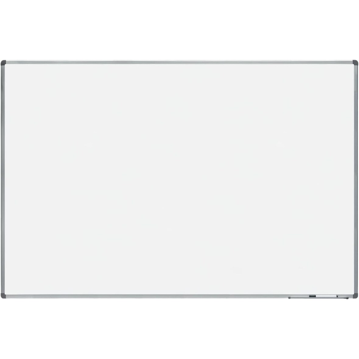 Pizarra para Rotuladores, Pizarra Blanca Pared, Pizarra Rotulador Marco de Aluminio, Pizarra Blanca de Melamina Multiusos · m-office(180x120cm)