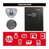 thumbnail of Coffre-fort - Master Lock - Ignifuge Et Etanche - Xxl 56,6l - Combinaison électronique