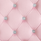 thumbnail of Cadeira de Escritório Estofada em Veludo Cadeira Giratória com Altura Ajustável e Decorações de Cristal 59,5x60,5x103 cm Rosa