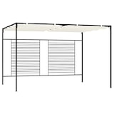 thumbnail of vidaXL Gazebo met oprolbaar dak 3x4x2,3 m crèmewit 180 g/m²