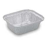 thumbnail of 500x Alu-Servierschalen Aluschale Menüschale Grillschale 250ml 129x103x34mm