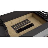 thumbnail of MF - Grillkamin Modell Lima (Grau, Orange - 74 x 53 x 110 cm) REF: M00337 - Für den Außenbereich