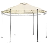 thumbnail of tectake Pavilhão de jardim de luxo 3,5m SIANA Ø 350 x 280 cm Creme