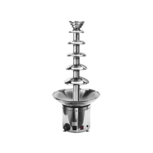 Fontaine à chocolat inox avec 6 étages - 84 cm | Qdm - SBCH6