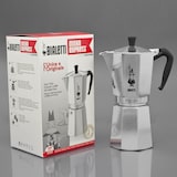 thumbnail of Bialetti Caffettiera Moka Express Aluminium, Silber, Fassungsvermögen 18 Tassen