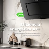 thumbnail of Campana Extractora Decorativa EVVO CE43 Cristal Black