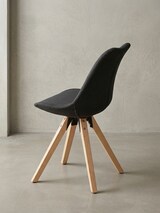 thumbnail of 2er Set Esszimmerstühle `Lund`: Skandinavisches Design, Komfortables Sitzen. Anthrazit, Material: Stoff, 49x52x87 cm | Kadima Design
